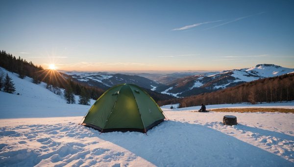 Camper en hiver en auvergne : nature, confort et dépaysement